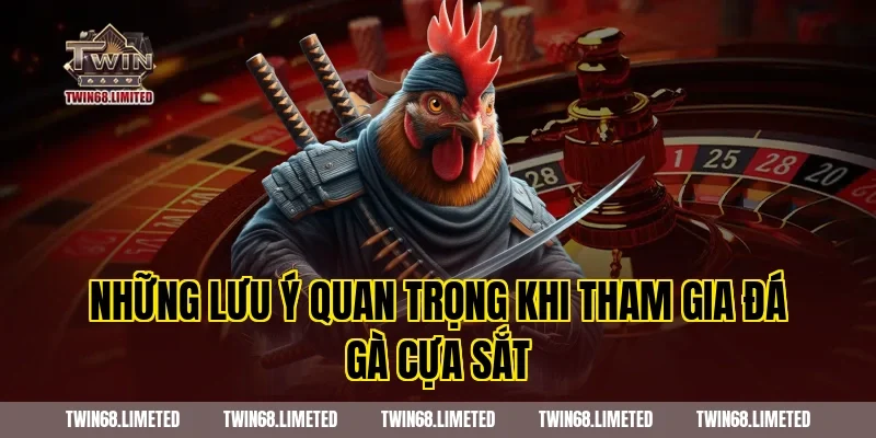 Những lưu ý quan trọng khi tham gia đá gà cựa sắt Twin68